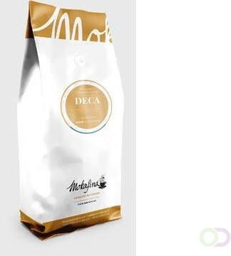 Mokafina Deca cafeÃÂ nevrije gemalen koffie pak vn 1 kg sterkte van 3
